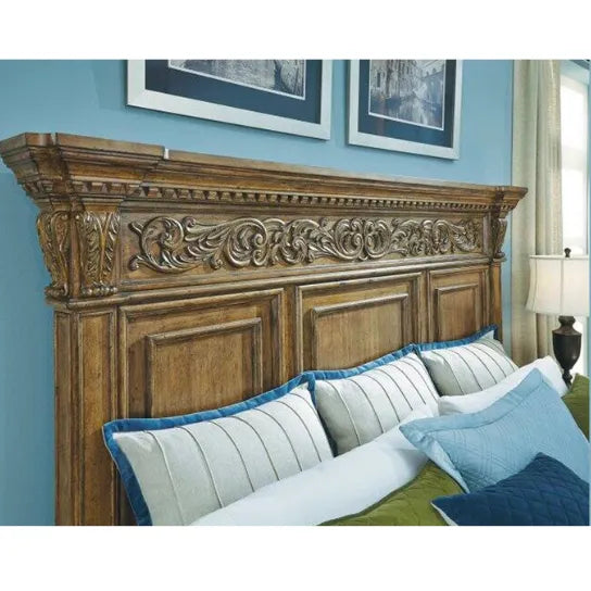 Heritage Solid Wood King & Queen Size Bed - D'DASS Store
