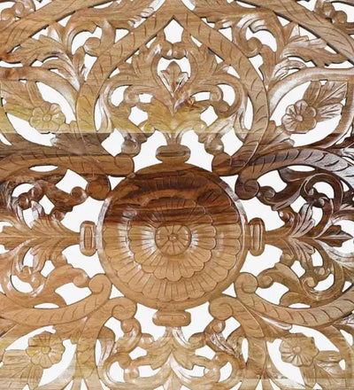 Jaisal HandCarved Wooden King & Queen Size Bed - D'DASS Store