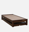 Wooden Double Trundle Bed by D'DASS Store