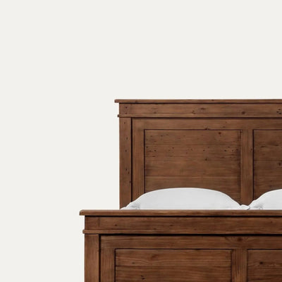 Harley Solid Wood King & Queen Size Bed - D'DASS Store