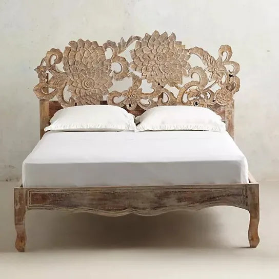 Hawaii Style Wooden King & Queen Size Bed - D'DASS Store