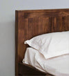 Polished Solid Wood Single & Double Size Bed