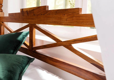 Modern Canopy Solid Wood 4 Poster Bed - D'DASS Store