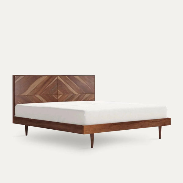 Dunes Solid Wood King & Queen Size Bed - D'DASS Store