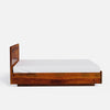 Bassil Solid Wood King & Queen Size Storage Bed