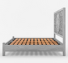 Grey Solid Wood King & Queen Size Bed