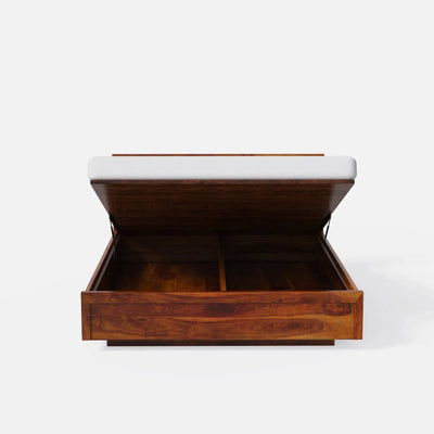 Bassil Solid Wood King & Queen Size Storage Bed - D'DASS Store