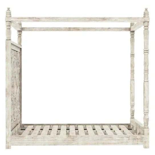 Heritage Canopy Solid Wood Four Poster Bed - D'DASS Store