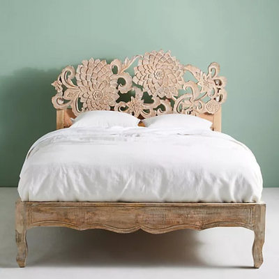 Hawaii Style Wooden King & Queen Size Bed