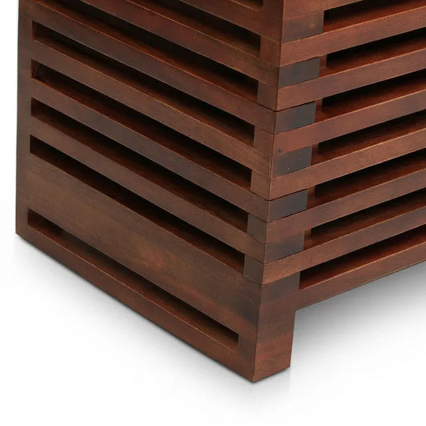 Walnut Crest Display TV unit - D'DASS Store