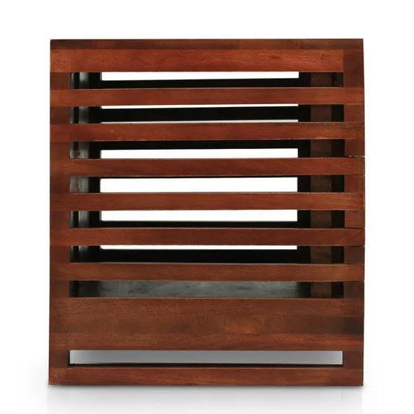 Walnut Crest Display TV unit - D'DASS Store
