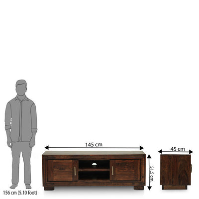 Noir Element TV Station TV Unit - D'DASS Store