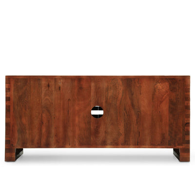 Walnut Crest Display TV unit - D'DASS Store