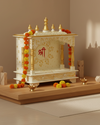 Wall Hanging Puja Temple Sheesham and MDF Wooden For Home | DDASSWT1822SHRI - D'DASS Store