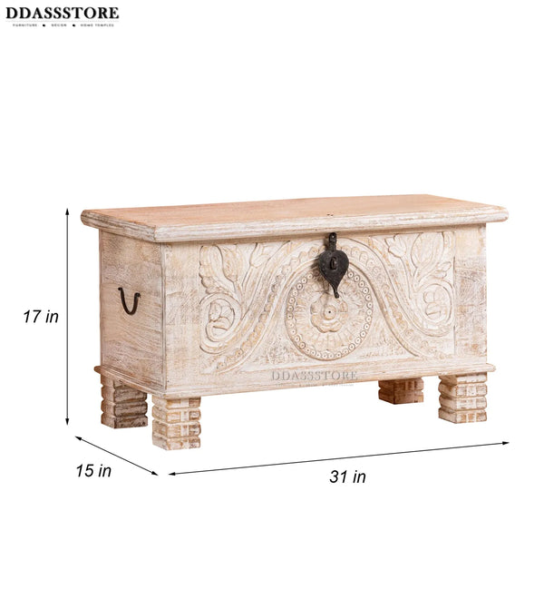 Wooden Trunk & Storage Box