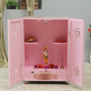 Buy Big Wooden Pooja Cabinet With Door Online At Best Price In India