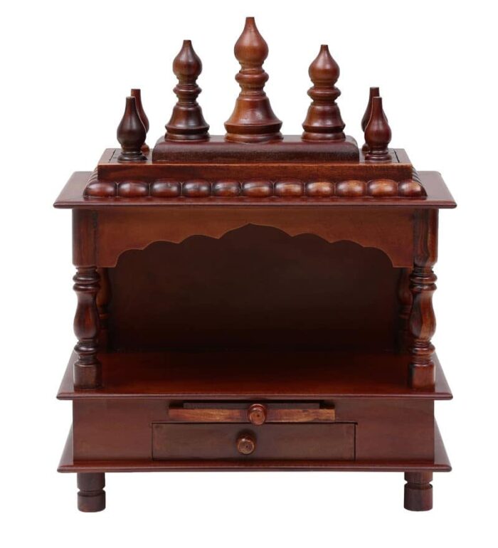 honeywood wooden shelf style temple for pooja in home office honeywood wooden shelf style temple f idpaci