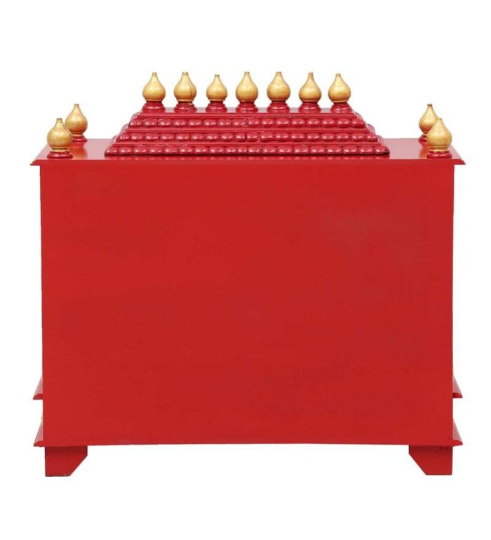 red sheesham mdf wooden temple for pooja in home office red sheesham mdf wooden temple for poo