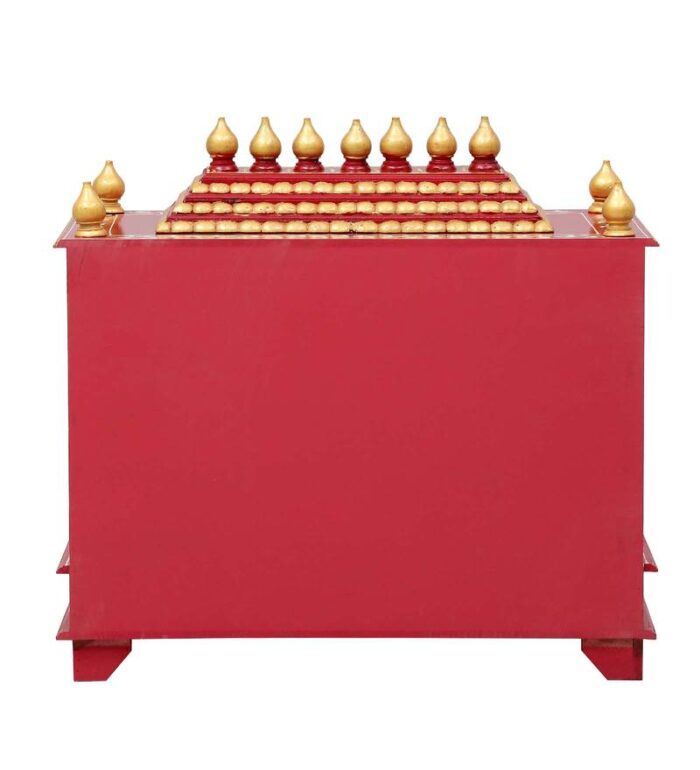 white sheesham mdf wooden temple for pooja in home office white sheesham mdf wooden temple for