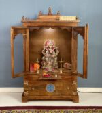 Solid Sheesham Wooden Pooja Temple & Mandap | Pooja Cabinet