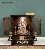 Solid Sheesham Wooden Home Pooja Temple | Puja Ghar