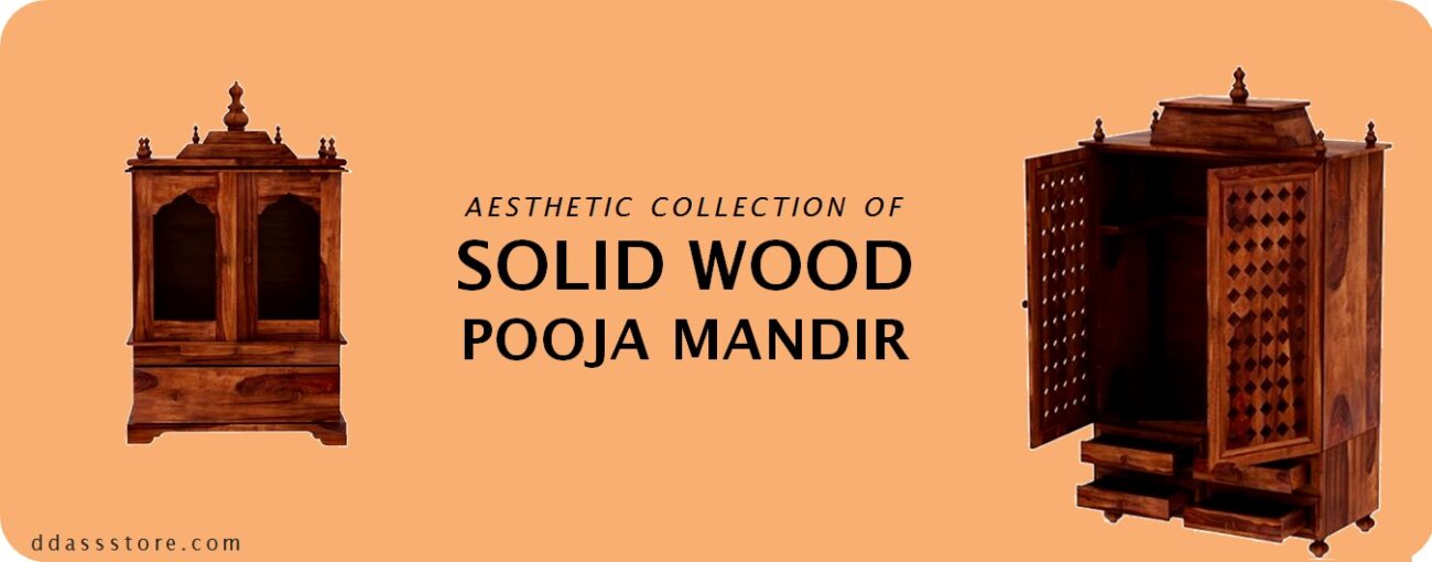 Solid Wood Pooja Mandir