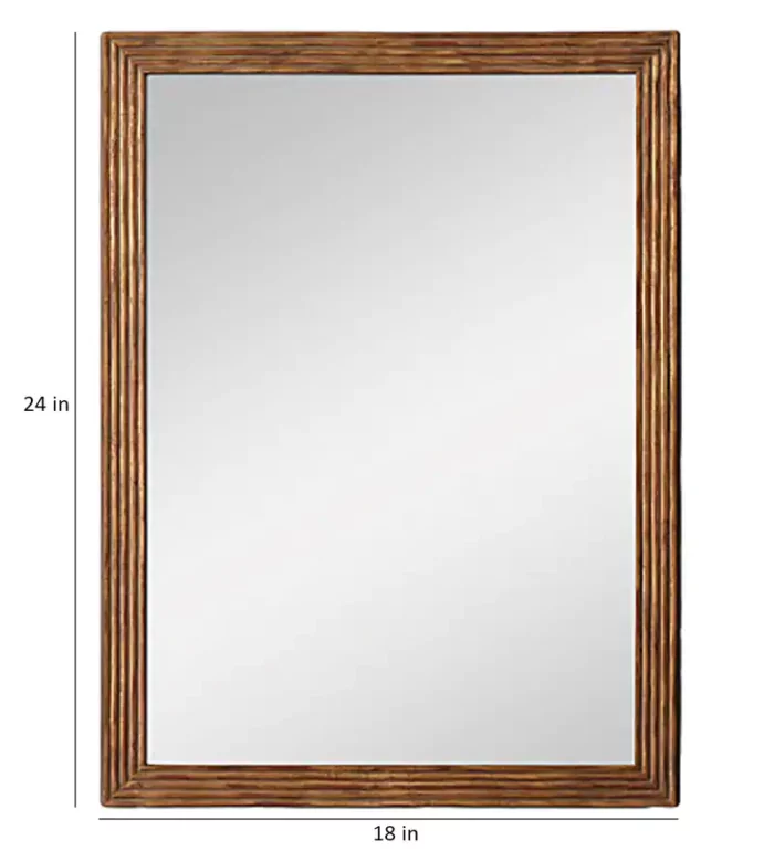 english rectangular wall mirror in solid wood frame by d dass english rectangular wall mirror in sol