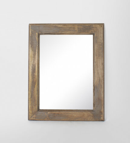 1920 Rustic Brown solid wood mirror t