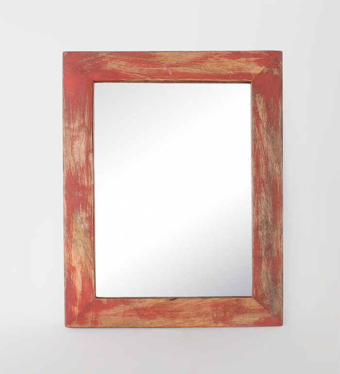 1920 Rustic Red solid wood mirror r